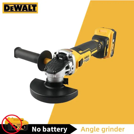 Smerigliatrice angolare DEWALT 20V MAX* con interruttore a paletta, modello DCG416B — smerigliatrice angolare wireless brushless da 125 mm, 9000 RPM, alimentata a batteria al litio, ideale per taglio e lucidatura.